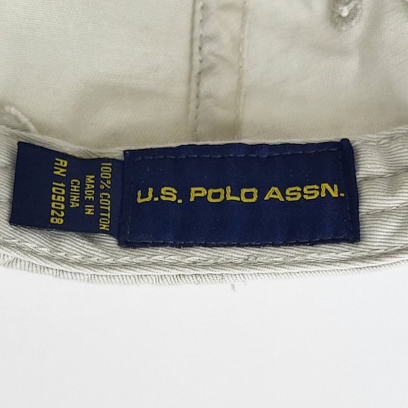U.S. Polo Association Youth Adjustable Strapback Hat Cap Tan‎ - Picture 10 of 10